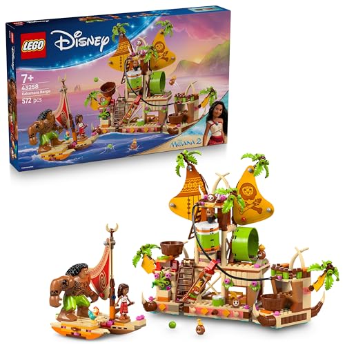 LEGO Disney Vaiana 2 Kakamora-Barge - Bauspielzeug für Mädchen und Jungen ab 7 Jahren - Inkl. Boot Modell, Vaiana Minipuppe und Maui Figur - Geburtstagsgeschenk zum Sammeln - 43258 LEGO Disney Vaiana 2 Kakamora-Barge - Bauspielzeug für Mädchen und Jungen ab 7 Jahren - Inkl. Boot Modell, Vaiana Minipuppe und Maui Figur - Geburtstagsgeschenk zum Sammeln - 43258 von LEGO