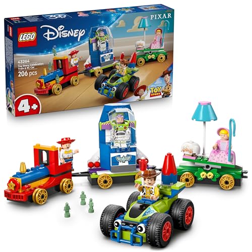 LEGO ǀ Disney and Pixar’s Toy Story Partyzug und das Auto RC aus Toy Story, BAU- und Spielset, 4 Filmfiguren für Kinder, Bauspielzeug und Geschenkidee für Fans ab 4 Jahren – 43264 LEGO ǀ Disney and Pixar’s Toy Story Partyzug und das Auto RC aus Toy Story, BAU- und Spielset, 4 Filmfiguren für Kinder, Bauspielzeug und Geschenkidee für Fans ab 4 Jahren – 43264 von LEGO