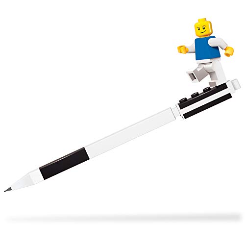 IQ LEGO Stationery Pen Pal – LEGO Druckbleistift und klassische Minifigur (Farben der Minifigur können variieren) von IQ