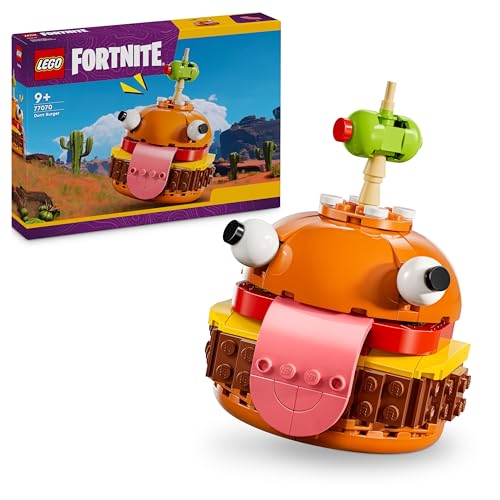 LEGO Fortnite Durrr Burger, Bauset zum Videospiel für Gamer ab 9 Jahren, Modell zum Ausstellen, Spielzeugfigur zum Sammeln, Geschenk für Kinder, Jugendliche und Erwachsene, Sammlerstück 77070 von LEGO