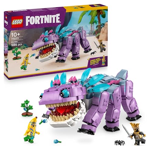 LEGO Fortnite Klombo Gaming Spielzeug - Spielset mit Minifiguren - Dinofigur mit Inselabenteuer-Schali und ORO auf Klombos Rücken - Gamer Geschenk für Jungen, Mädchen und Fans ab 10 Jahren - 77077 LEGO Fortnite Klombo Gaming Spielzeug - Spielset mit Minifiguren - Dinofigur mit Inselabenteuer-Schali und ORO auf Klombos Rücken - Gamer Geschenk für Jungen, Mädchen und Fans ab 10 Jahren - 77077 von LEGO
