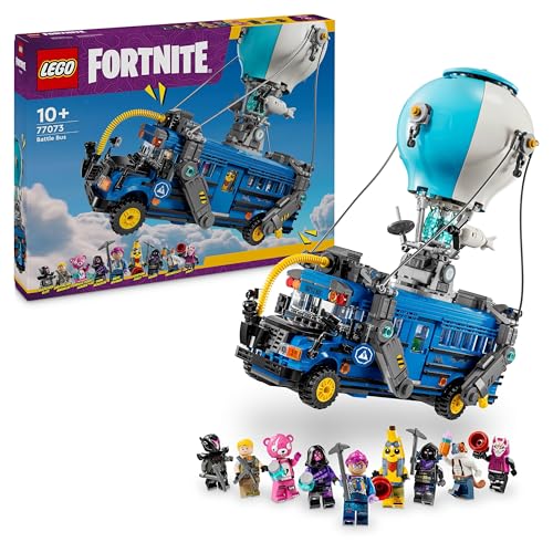 LEGO Fortnite Schlachtenbus, Spielzeug zum Videospiel mit Minifiguren, Geschenk für Gaming Fans ab 10 Jahren, Fahrzeug Bauset für Kinder, Kreatives Geschenk zum Geburtstag oder zu Weihnachten 77073 von LEGO