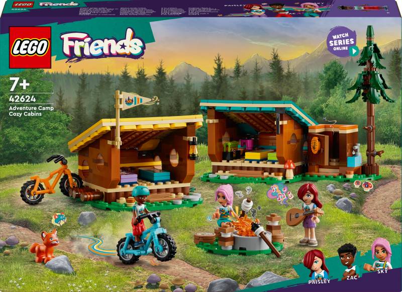 LEGO Friends 42624 Gemütliche Hütten im Abenteuercamp von LEGO