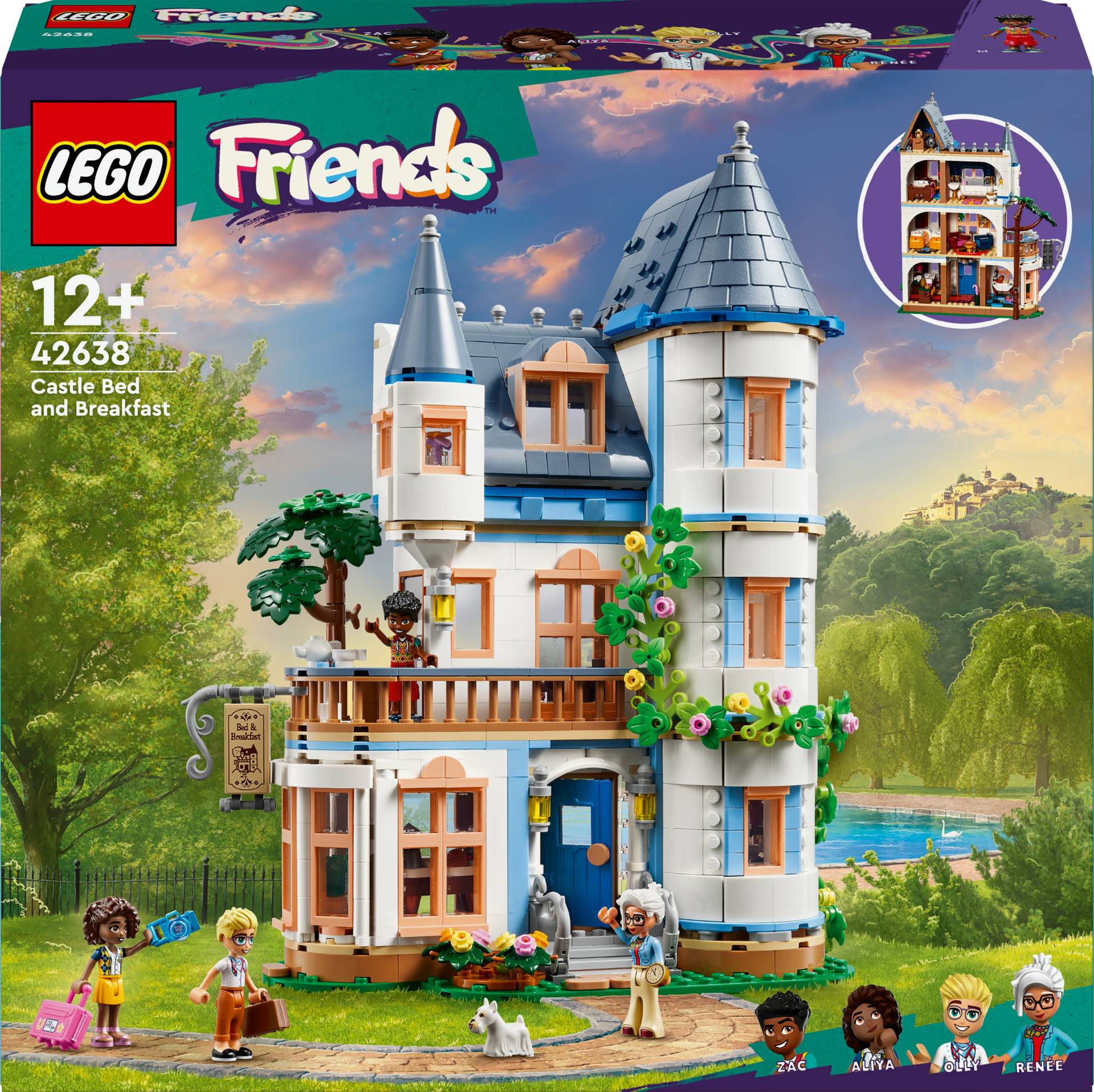 LEGO Friends 42638 Burg mit Ferienunterkunft von LEGO