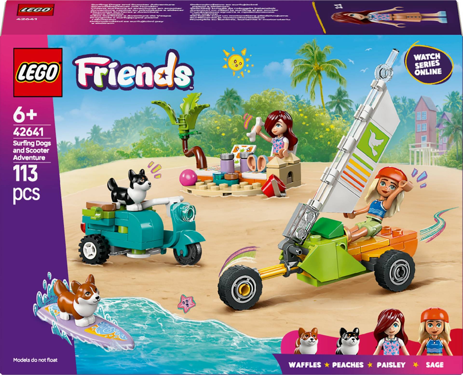 LEGO Friends 42641 Strandabenteuer mit Hunden von LEGO