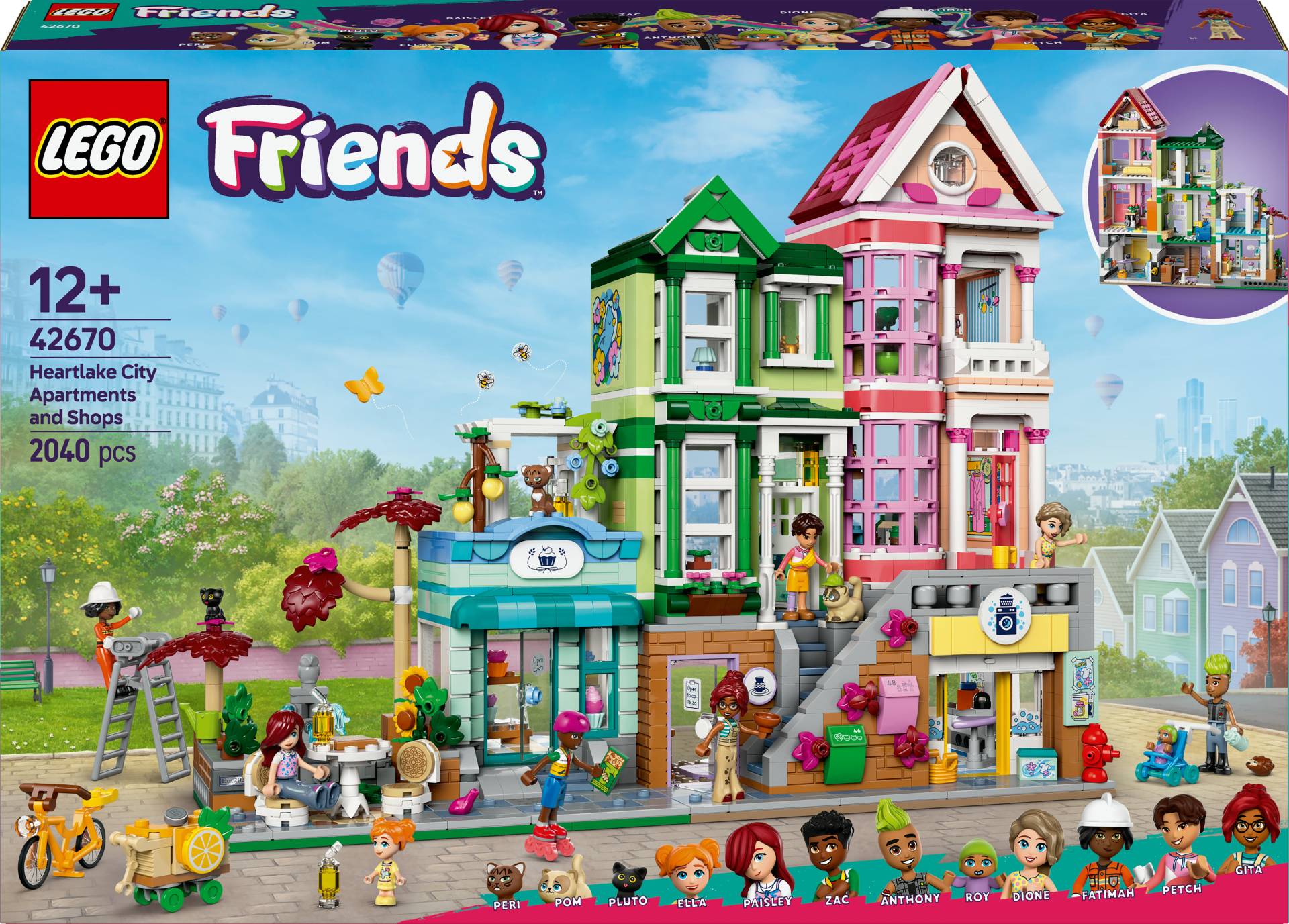 LEGO Friends 42670 Heartlake City Wohn- und Einkaufsstraße von LEGO