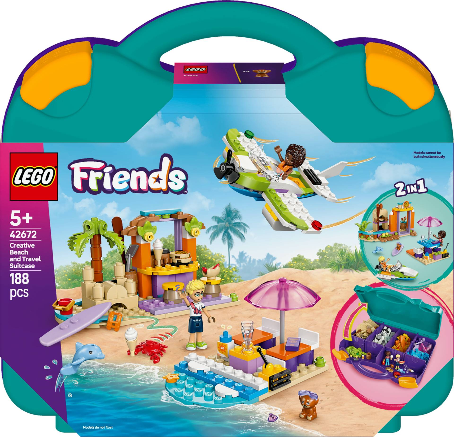 LEGO Friends 42672 Kreativer Reisekoffer von LEGO