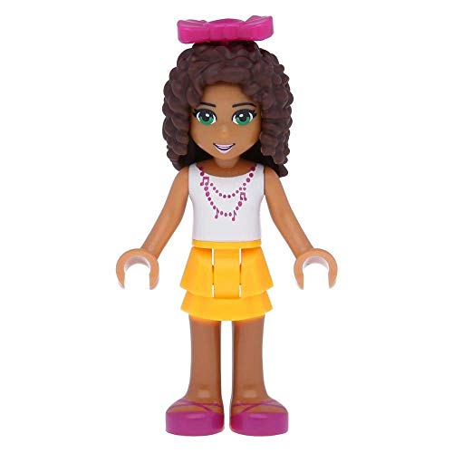 LEGO Friends Andrea, knallhellorangener mehrlagiger Rock von LEGO