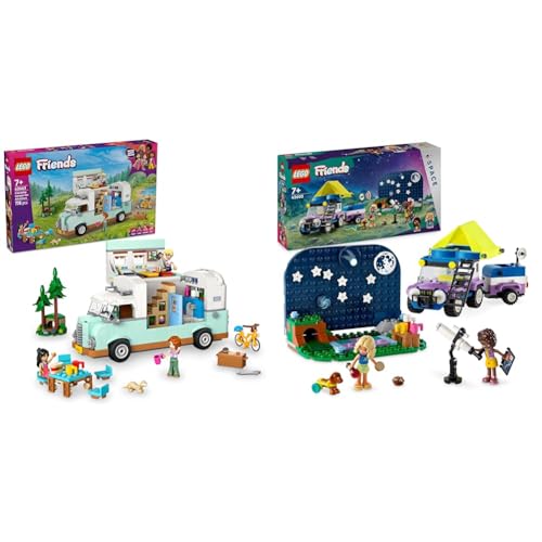LEGO Friends Freundschafts-Wohnmobil-Abenteuer + Sternenbeobachtungs-Campingfahrzeug Set mit 4x4 Auto-Spielzeug 42663 + 42603 LEGO Friends Freundschafts-Wohnmobil-Abenteuer + Sternenbeobachtungs-Campingfahrzeug Set mit 4x4 Auto-Spielzeug 42663 + 42603 von LEGO