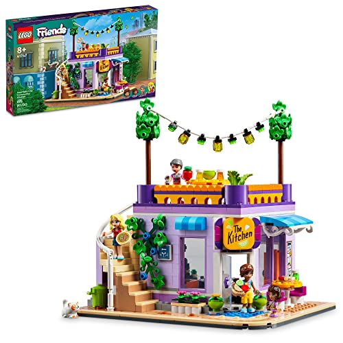 LEGO Friends Heartlake City Community Kitchen Pretend Building Toy Set, Kreativer Spielspaß für Jungen und Mädchen ab 8 Jahren, mit 3 Minipuppen, 1 Mikro-Puppe, einer Haustierkatze und viel LEGO Friends Heartlake City Community Kitchen Pretend Building Toy Set, Kreativer Spielspaß für Jungen und Mädchen ab 8 Jahren, mit 3 Minipuppen, 1 Mikro-Puppe, einer Haustierkatze und viel von LEGO