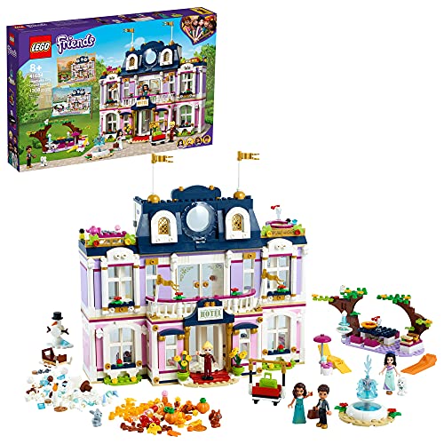 LEGO Friends Heartlake City Grand Hotel 41684 Building Kit; Includes Emma, Stephanie, River and Amelia Mini-Dolls; New 2021 (1,308 Pieces) von LEGO