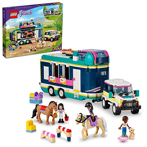 LEGO Friends Horse Show Trailer 41722 Bauspielzeug-Set für Mädchen, Jungen und Kinder ab 8 Jahren (989 Teile) von LEGO