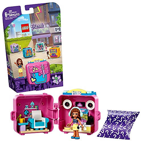 LEGO Friends Olivia's Gaming Cube 41667 Building Kit; Gaming Toy Friends Olivia; Makes a Great Gift for Creative Kids Who Love Mini-Doll Toys; New 2021 (64 Pieces), Mehrfarbig, Einheitsgröße von LEGO