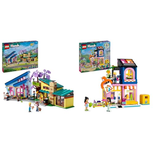 LEGO Friends Ollys und Paisleys Familien Haus & Friends Vintage-Modegeschäft, Bausatz für Kinder mit Spielzeug-Laden von LEGO