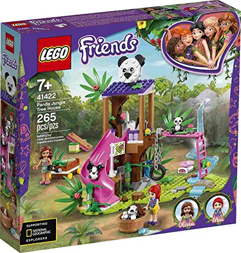 LEGO Friends Panda Jungle Tree House 41422 Building Toy; Includes 3 Panda Minifigures for KidsWho Love Wildlife Animals Friends Mia and Olivia, New 2020 (265 Pieces) von LEGO