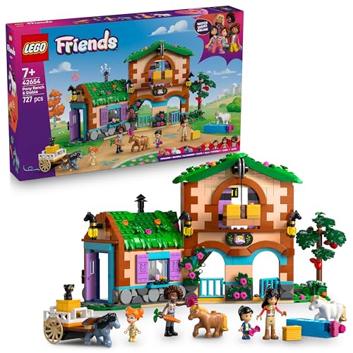 LEGO Friends Ponyhof & Stall - Kreatives Spielset mit 2 Spielfiguren, 2 Mikro-Figuren und 4 Tieren - Kreatives Pferde Spielzeug - Kinder Geschenk für Mädchen und Jungen ab 7 Jahren 42654 LEGO Friends Ponyhof & Stall - Kreatives Spielset mit 2 Spielfiguren, 2 Mikro-Figuren und 4 Tieren - Kreatives Pferde Spielzeug - Kinder Geschenk für Mädchen und Jungen ab 7 Jahren 42654 von LEGO