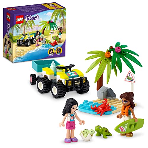 LEGO Friends Turtle Protection Vehicle 41697 Rescue Building Kit; Marine Toy Birthday Gift Grows Imaginations; for Kids Aged 6+ (90 Pieces) von LEGO