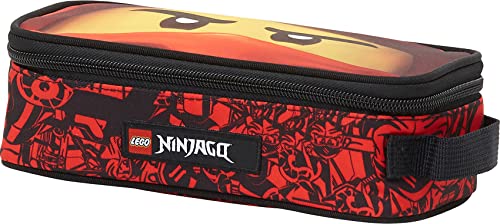 LEGO GPL10052-2202 Ninjago Federmäppchen, quadratisch, Rot von LEGO