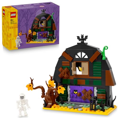 LEGO Halloween-Scheune - Kinder Spielzeug mit Skelett Minifigur - Bauset mit Fledermaus, Flasche, Lampe und weiterem Zubehör - Kreatives Jungen und Mädchen ab 8 Jahren - 40721 LEGO Halloween-Scheune - Kinder Spielzeug mit Skelett Minifigur - Bauset mit Fledermaus, Flasche, Lampe und weiterem Zubehör - Kreatives Jungen und Mädchen ab 8 Jahren - 40721 von LEGO