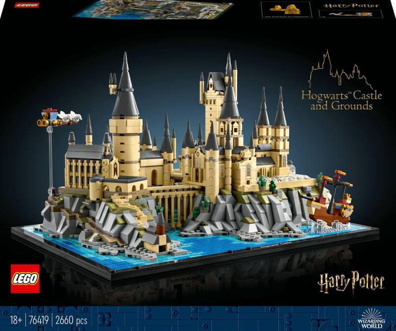 LEGO Harry Potter 76419 Schloss Hogwarts mit Schlossgelände von LEGO