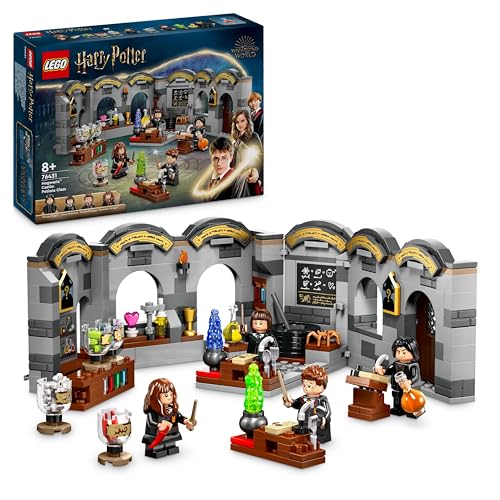 LEGO Harry Potter Schloss Hogwarts: Zaubertrankunterricht, Fantasy-Spielzeug, baubares Klassenzimmer, Geschenkidee für Jungen, Mädchen und alle Fans, mit Hermine Granger und Severus Snape 76431 von LEGO