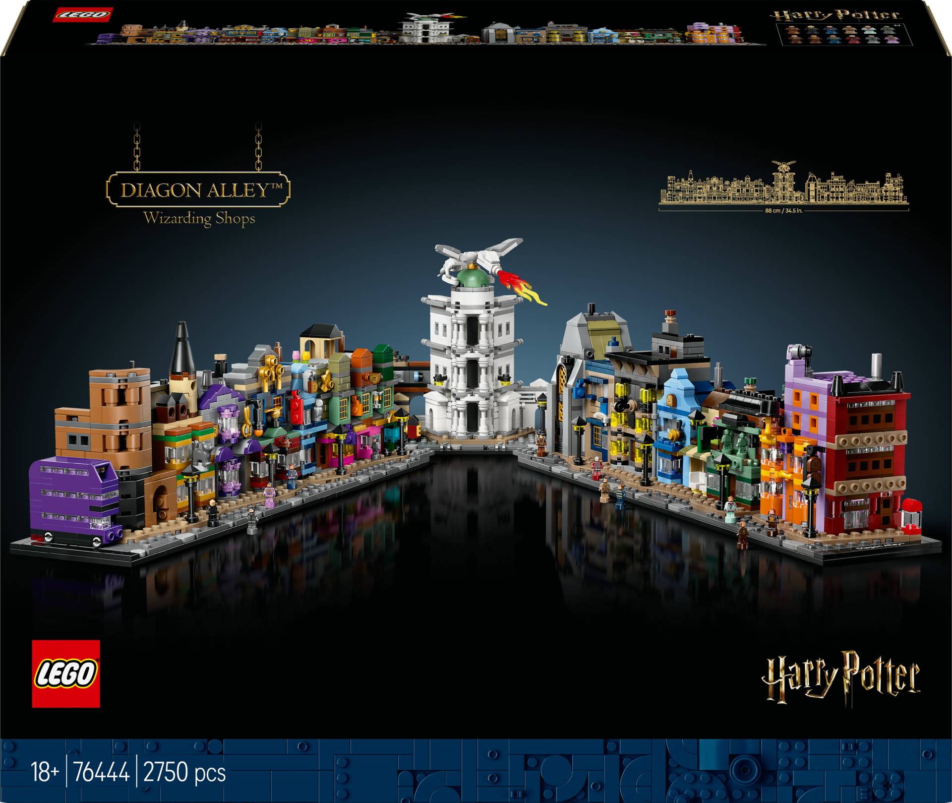 LEGO Harry Potter TM 76444 Die Zauberläden der Winkelgasse von LEGO