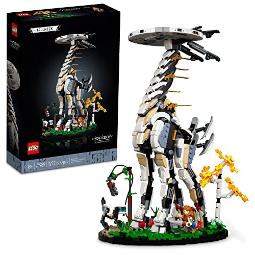 LEGO Horizon Forbidden West: Tallneck 76989 Building Sett; Collectible Gift for Adult Gaming Fans; Model of The Iconic Machine with a Display Stand (1,222 Pieces) von LEGO