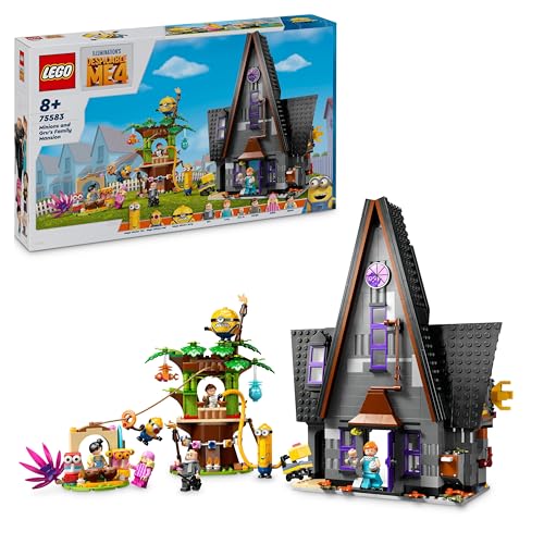 Lego Ich – Einfach unverbesserlich 4 Familienvilla von Gru und den Minions, Film-Spielset zu Ich – Einfach unverbesserlich 4, Kinderspielzeug, Geschenk für Jungen und Mädchen ab 8 Jahren 75583 von LEGO