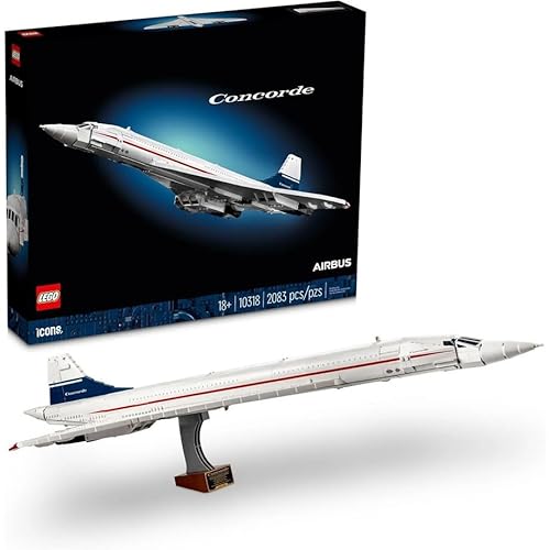 LEGO Icons Concorde Flugzeug - 2083 Teile Bauset (10318) von LEGO