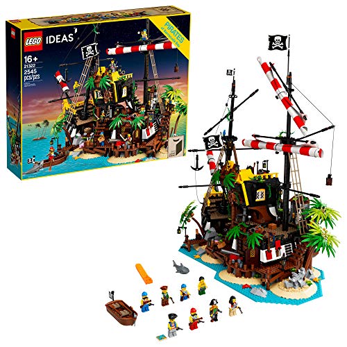 LEGO Ideas Pirates of Barracuda Bay 21322 Building Kit, Cool Pirate Shipwreck Model with Pirate Action Figures for Play and Display, Makes a Great Birthday, New 2020 (2,545 Pieces) von LEGO