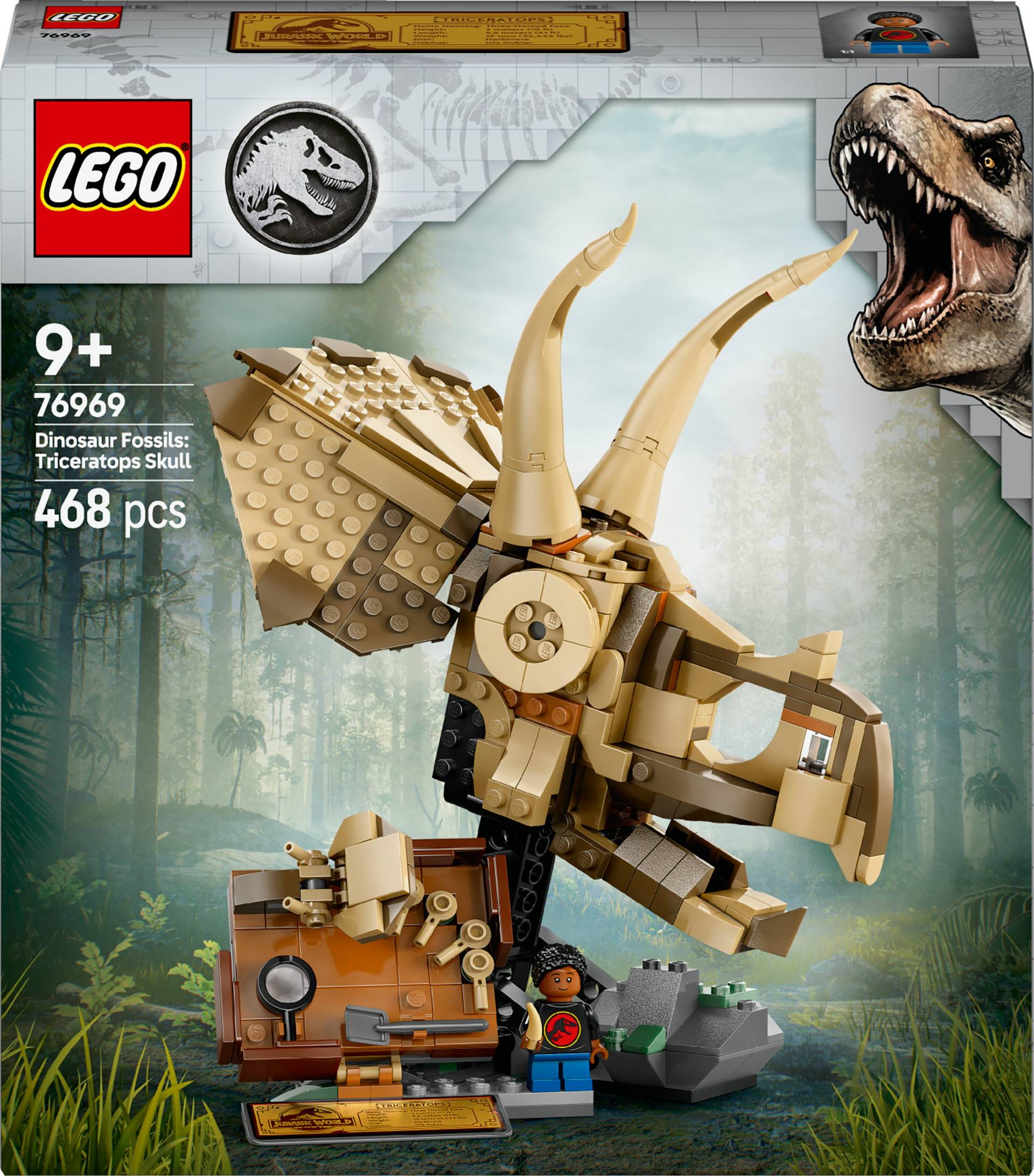 LEGO Jurassic World 76969 Dinosaurier-Fossilien: Triceratops-Schädel von LEGO