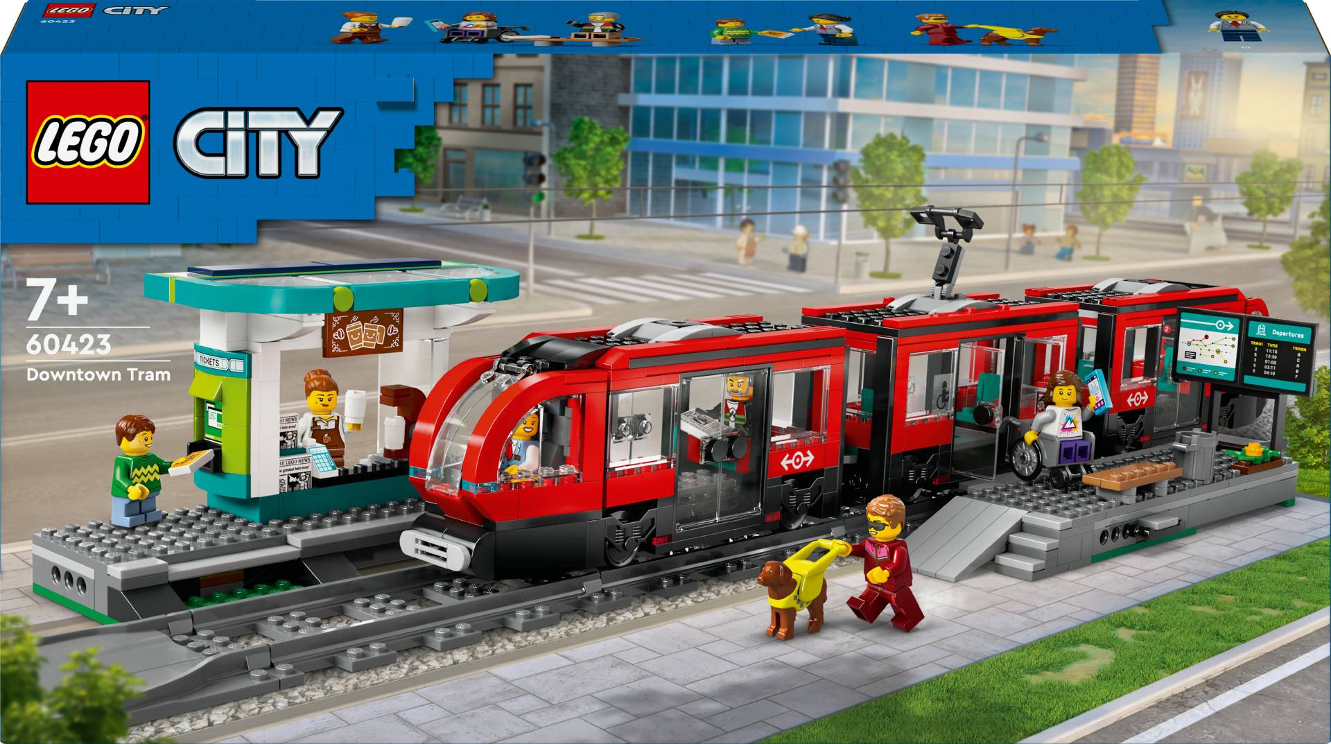 LEGO LEGO City 60423 Straßenbahn mit Haltestelle von LEGO