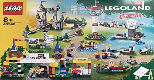 Lego® LEGOLAND Park Bausatz 40346 (2019) - Exklusives Sammlerstück für Freizeitpark-Fans und Lego® Enthusiasten, Lego® Bausatz mit Minifiguren und Attraktionen von LEGO