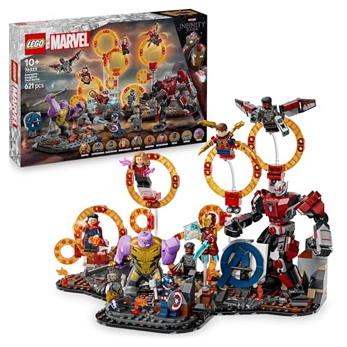 LEGO ǀ Marvel Avengers: Endgame Letzter Showdown - Bauspielzeug mit 10 Minifiguren, darunter Captain America, Iron Man, Black Panther & Dr. Strange - Geschenk für Jungen und Mädchen 76323 LEGO ǀ Marvel Avengers: Endgame Letzter Showdown - Bauspielzeug mit 10 Minifiguren, darunter Captain America, Iron Man, Black Panther & Dr. Strange - Geschenk für Jungen und Mädchen 76323 von LEGO