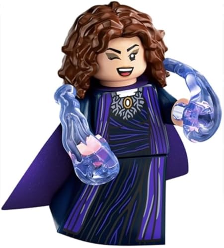 LEGO Marvel-Serie 2 Minifigur: Agatha Harkness mit zusätzlichem lila LEGO Maleficent Cape - Superhelden 71039 von LEGO