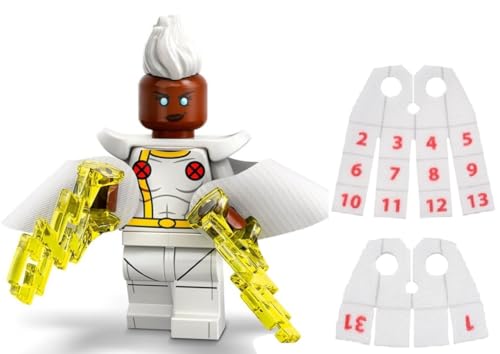 LEGO Marvel Series 2 Minifigur: Sturm-Minifigur mit LEGO Kalender Man Capes - Superhelden 71039 von LEGO