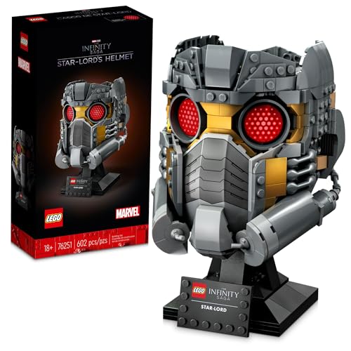 LEGO Marvel Star-Lord's Helm Set 76251, Sammlermodellbausatz für Erwachsene zum Bauen, Heimdekoration kreative Aktivität, Geschenkidee von LEGO