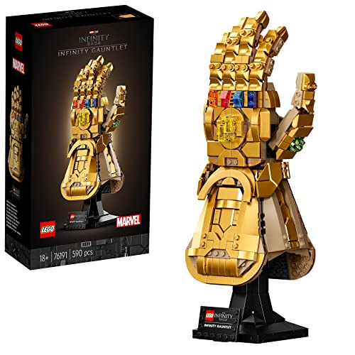 LEGO 76191 Marvel Super Heroes Infinity Handschuh, Avengers Set für Erwachsene mit dem Gauntlet von Thanos, Fanartikel, Weihnachtsgeschenk für Männer, Frauen, Sie und Ihn von LEGO