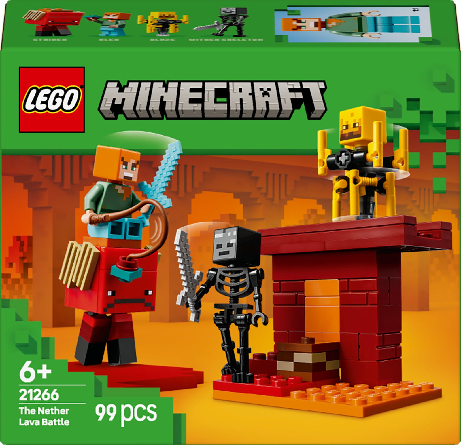 LEGO Minecraft 21266 Das Lava-Duell im Nether von LEGO