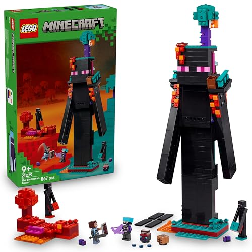 LEGO Minecraft 2in1 Der Enderman-Turm - Modulares Gaming Spielzeug - Lässt Sich in 2 Festungen umbauen - Mit 4 Minifiguren zum Sammeln - Gamer Geschenk für Jungen und Mädchen ab 9 Jahren - 21279 LEGO Minecraft 2in1 Der Enderman-Turm - Modulares Gaming Spielzeug - Lässt Sich in 2 Festungen umbauen - Mit 4 Minifiguren zum Sammeln - Gamer Geschenk für Jungen und Mädchen ab 9 Jahren - 21279 von LEGO