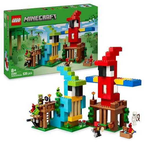 LEGO Minecraft Die Papageienhäuser (21282) von LEGO