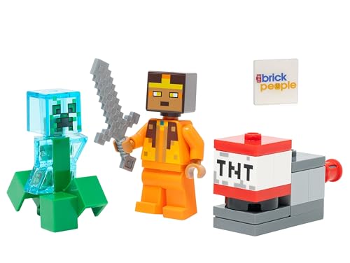 LEGO Minecraft Mini Set: Helden-Minifigur mit Charged Creeper von LEGO