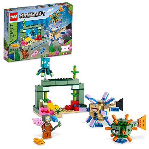 LEGO Minecraft The Guardian Battle 21180 Building Kit; Underwater Adventure Playset; Great Gift for Kids Aged 8+ (255 Pieces) von LEGO