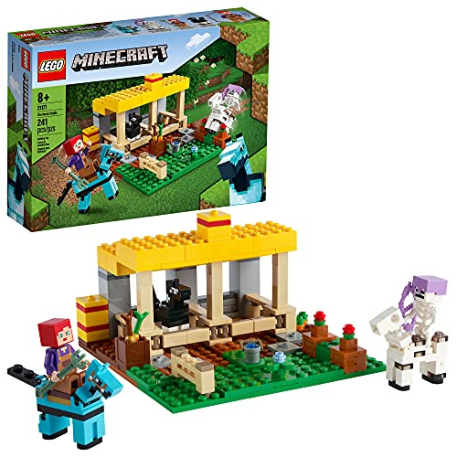 LEGO Minecraft The Horse Stable 21171 Building Kit; Fun Minecraft Farm Toy for Kids, Featuring a Skeleton Horseman; New 2021 (241 Pieces) von LEGO