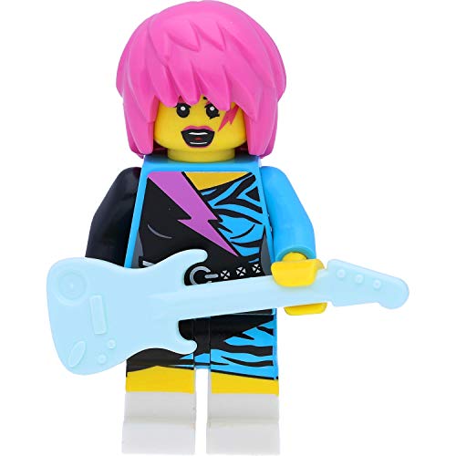 LEGO Minifigur: Rocker Girl / Rockerfrau / Rockerin (aus der Sammelfiguren Serie 7) von LEGO