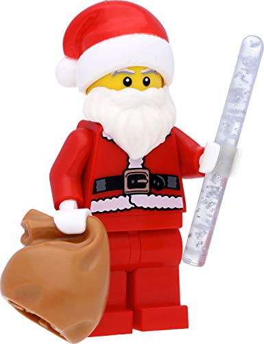 LEGO Minifigur: Santa Claus/Nikolaus/Weihnachtsmann (aus der Sammelfiguren Serie 8) mit Zubehör von LEGO