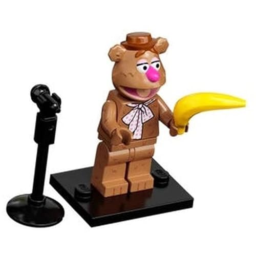 LEGO Minifigure Muppets Series: Fozzie Bear Minifig with Additional Purple Cape (71033) von LEGO