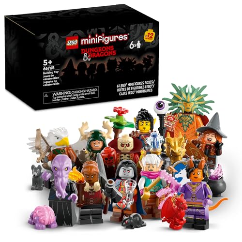 LEGO Minifiguren Dungeons & Dragons 6 Pack - Spielzeug für Jungen & Mädchen ab 5 Jahren - Sammelfiguren für Kinder & Erwachsene Fans - Dungeons & Dragons Geschenk - 66765 von LEGO