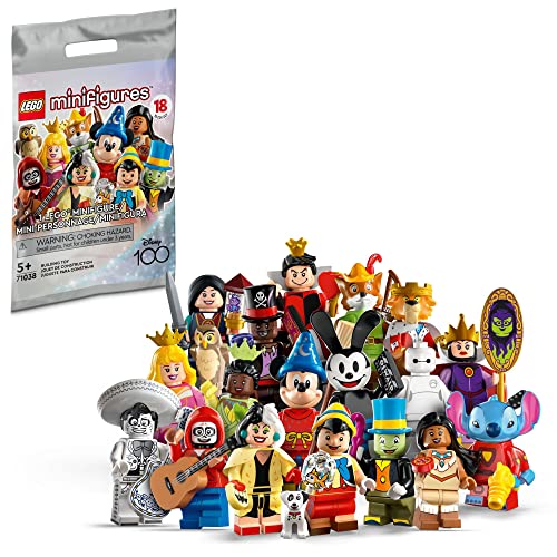 LEGO Minifiguren Disney 100 - Wähle 1 von 18 verschiedenen Figuren 71038 (Cruella de Vil mit Dalmatiner) von LEGO