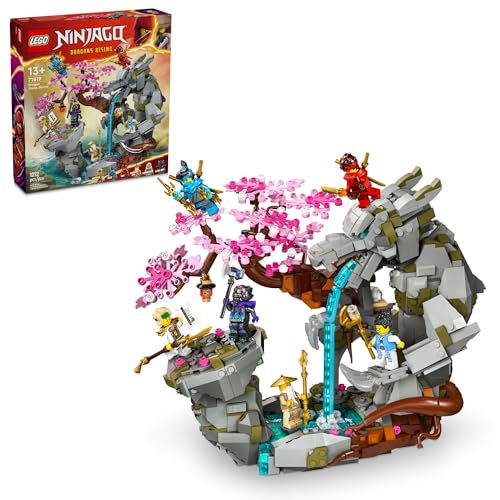 LEGO NINJAGO 71819 Drachenstein-Schrein, Bauen und Ausstellen Ninja-Spielzeug mit 6 Ninja-Actionfiguren, Advanced Building Ninja Kit, Geburtstagsgeschenkidee für Jungen und Mädchen ab 13 Jahren von LEGO